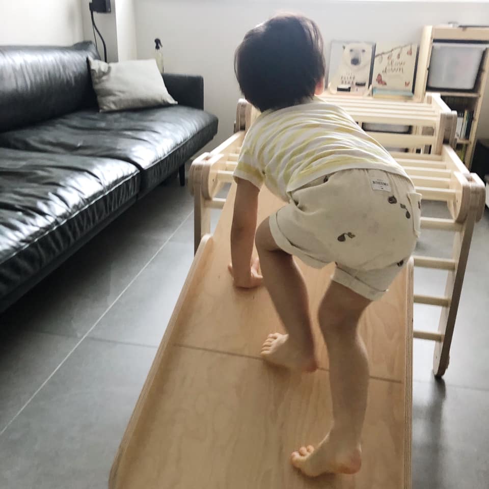 開箱 HappyMoon 攀爬架